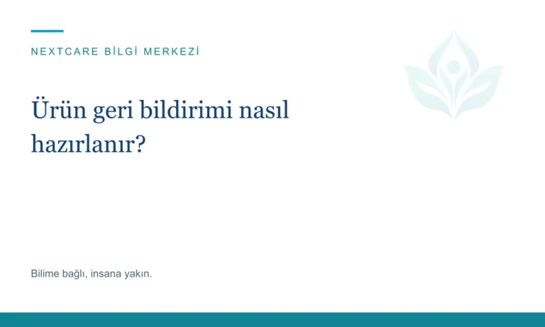 Ürün geri bildirimi nasıl hazırlanır?